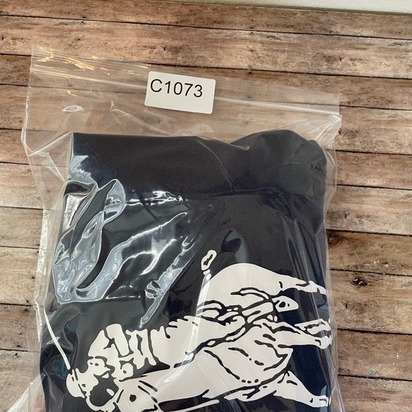 Polo Ralph Lauren Youth Hoodie Big Pony Logo Faux Leather Pullover Large 14 16 - Picture 10 of 10